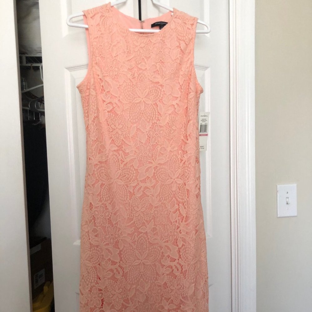 Sharagano Peach Dress